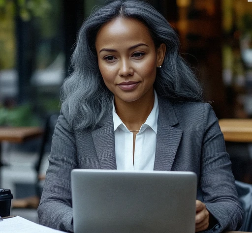 Finance lead approving a transfer on a laptop